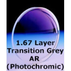 1.67  Photochromic Grey Blue Block AR